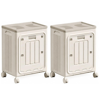 Rolling Laundry Hamper with Lid – Foldable Large Capacity Laundry Basket with Wheels for Bedroom, Bathroom & Laundry Room
